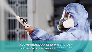 Desinfección en Hospital Durand